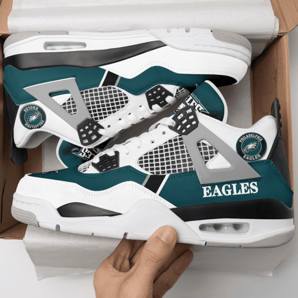 ideafootwear philadelphia eagles aj4 sneakers shoes for men and women 9665 i5pj2.png