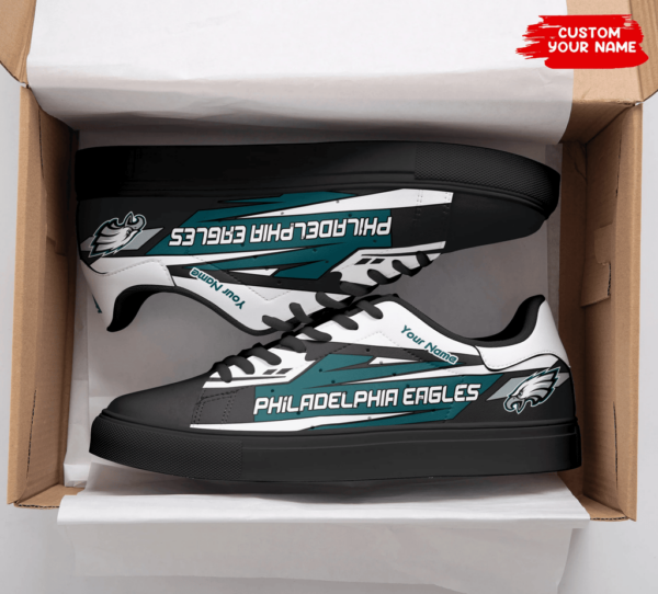 ideafootwear philadelphia eagles skate stan shoes sneakes for men and women 8776 3qsey.png