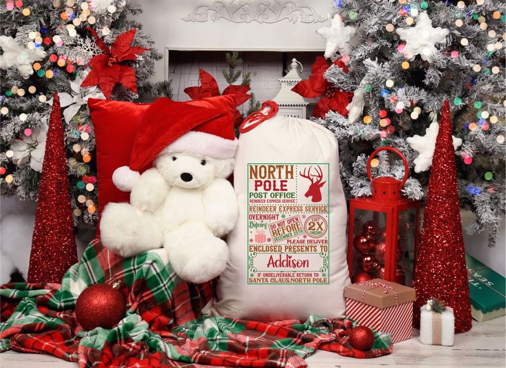 NP Post Office Reindeer Express Christmas Sack, Gift For Chidren, Christmas Bag Gift, Christmas Gift 2023 - Image 2