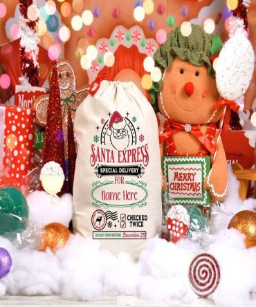 Santa Expresss Christmas Sack, Gift For Chidren, Christmas Bag Gift, Christmas Gift 2023