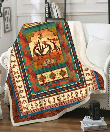 3D Native Dance Fleece Blanket