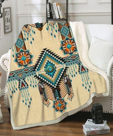 3D Native Fleece Blanket