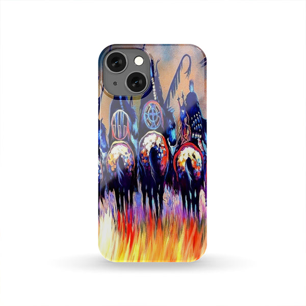 Warriors Native American Phone Case - Image 2