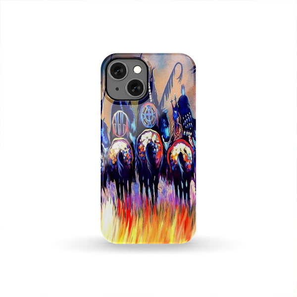 Warriors Native American Phone Case - Image 3