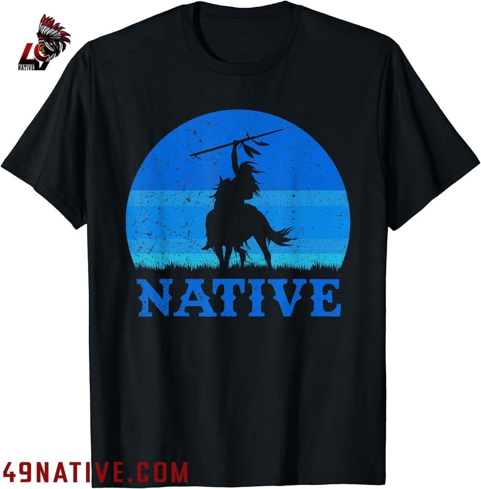 Northwest Native American Knight Pride Mountain Warrior T Shirt