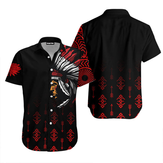 Amazing Native American Aloha Hawaiian Shirt - Image 3