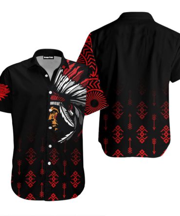 Amazing Native American Aloha Hawaiian Shirt