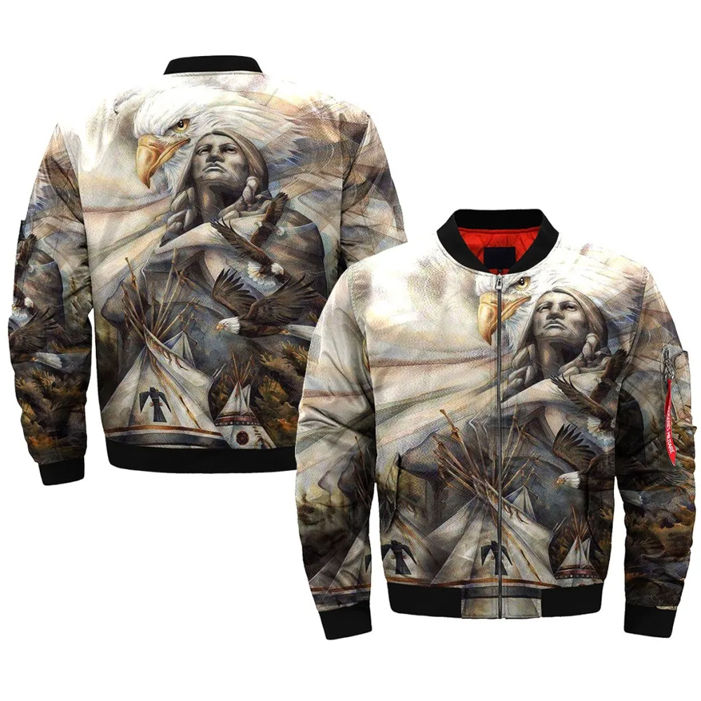 American Eagle Native Bomber Jacket