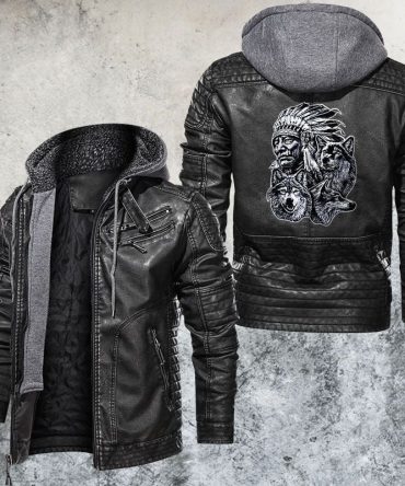 American Native Living Soul Leather Jacket