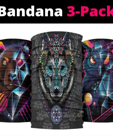 Animals Symbol Design Art Bandana 3-Pack