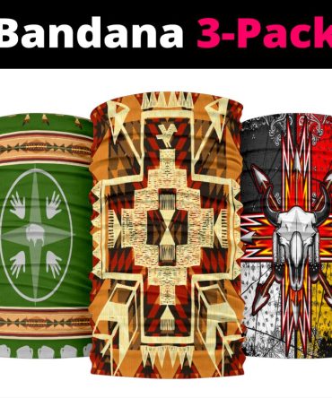 Arrows Pattern Native American Bandana 3-Pack