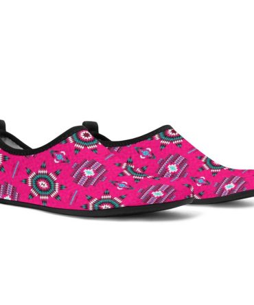 Pattern Pink Neon Aqua Shoes