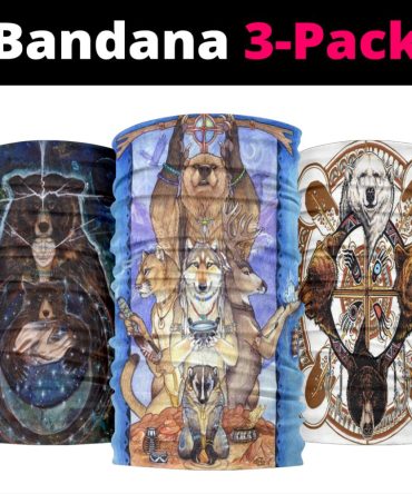 Bear Native Bandana 3-Pck