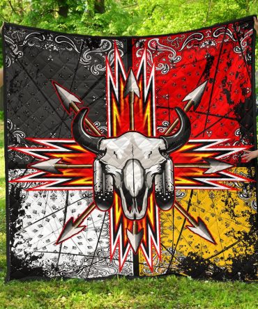 Bison Arrow Native American Premium Quilt
