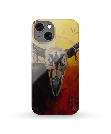 Bison Medicine Wheels Native American Phone Case