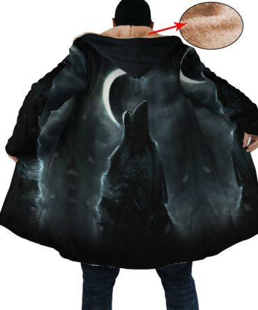 Black Moon Wolf Dream Cloak