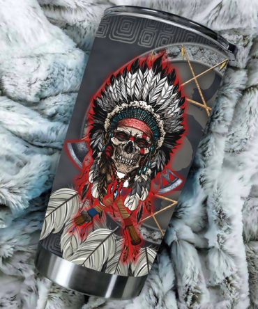 Black Skull Tumbler