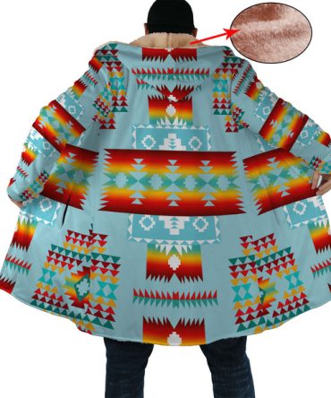 Blue Pattern Style Native