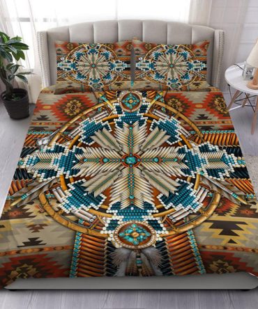 Bright Motifs Native American Bedding Set