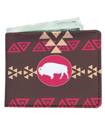 Brown Bison Native American Wallet