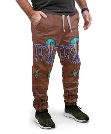 Brown Pattern Sweatpants