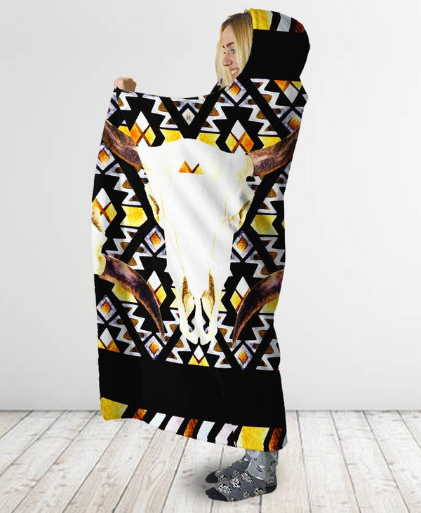 Buffalo Border Hooded Blanket - Image 3