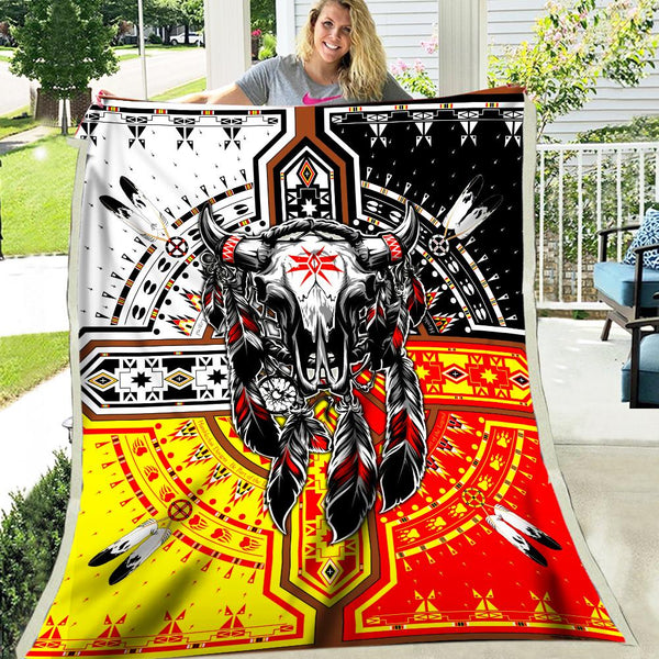 Buffalo Head Fleece Blanket - Image 3