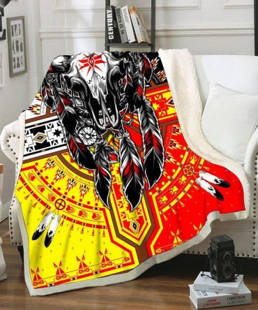 Buffalo Head Fleece Blanket