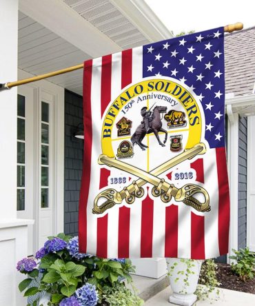 Buffalo Soldier 9th 10th Flag