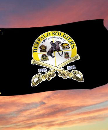 Buffalo Soldier 9th 10th Grommet Flag