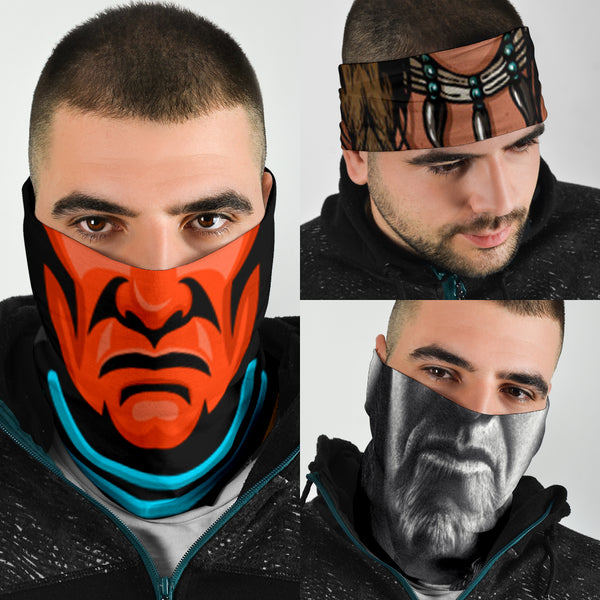 Chief Design 3D Native American Bandana 3-Pack - Image 4