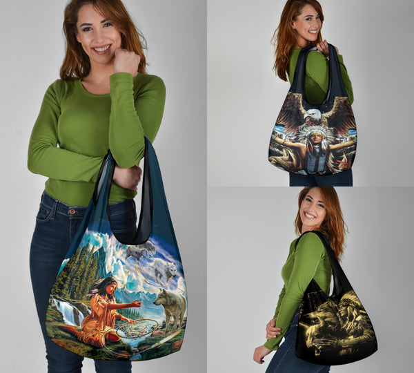 Chief With Wolf Grocery Bags - Image 3