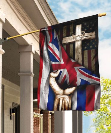 Christian Cross - Hawaii Flag