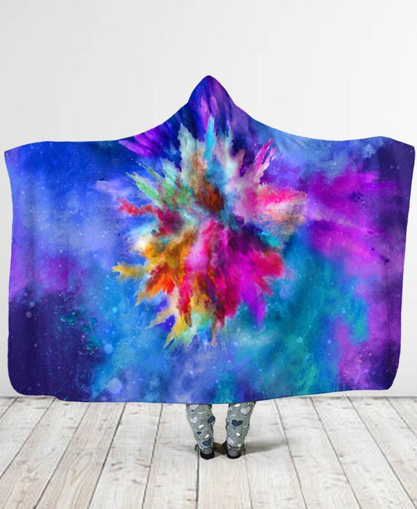 Color Hooded Blanket