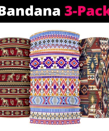 Colorful Fabric Bandana 3-Pack