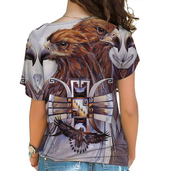 Native American Cross Shoulder Shirt - Image 3