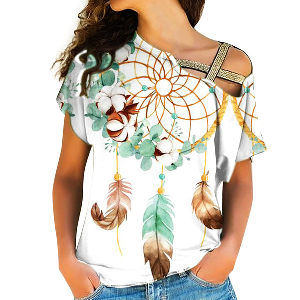 Native American Cross Shoulder Shirt - Image 2