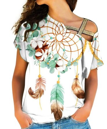 Native American Cross Shoulder Shirt