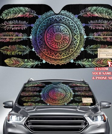 Dream Catcher Native American Custom Name Auto Sun Shades