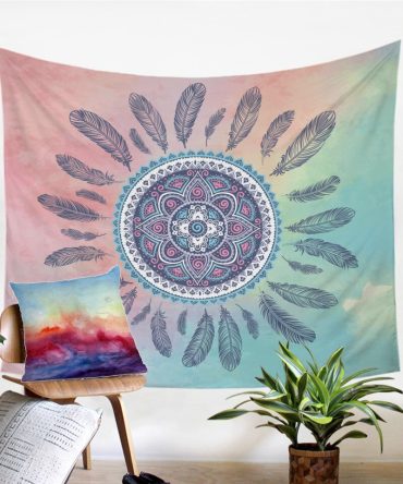 Dreamcatcher Boho Printed Tapestry
