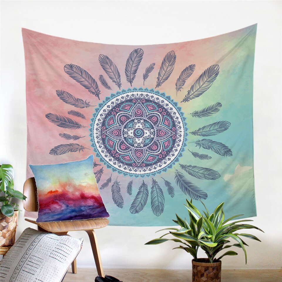 Dreamcatcher Boho Printed Tapestry