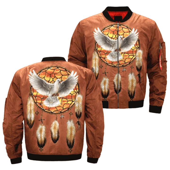 Dreamcatcher Native Americans In The US Native Bomber Jacket