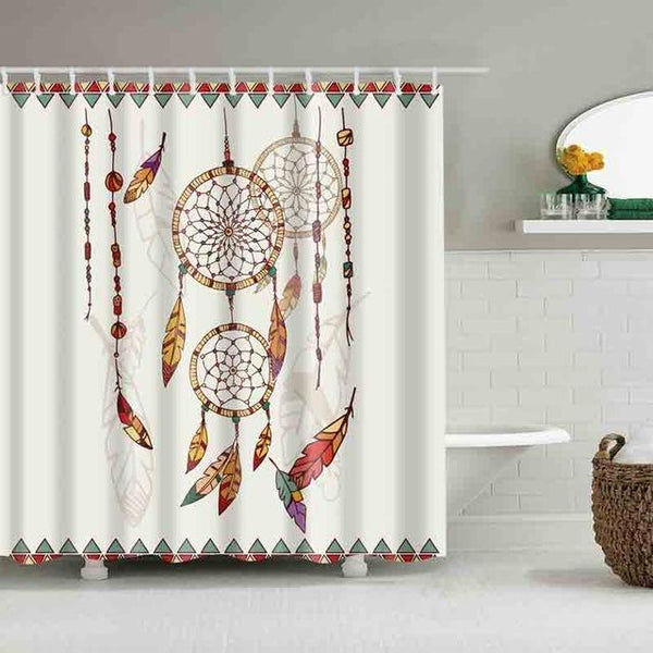 Dreamcatcher Shower Curtains Bathroom - Image 4