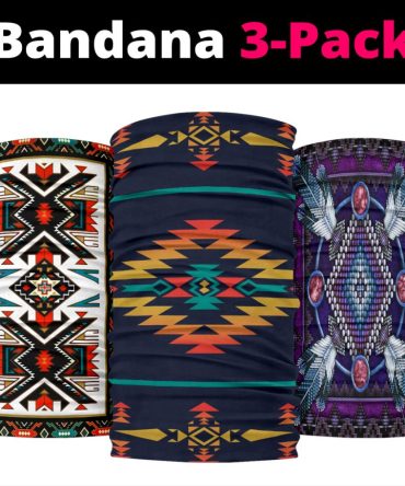 Dyamond Southwest Mandala Print Bandana 3-Pack New