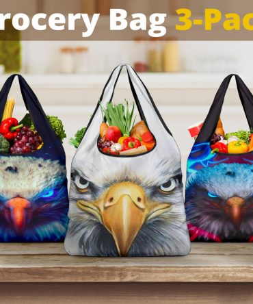 Eagle Art Grocery Bags