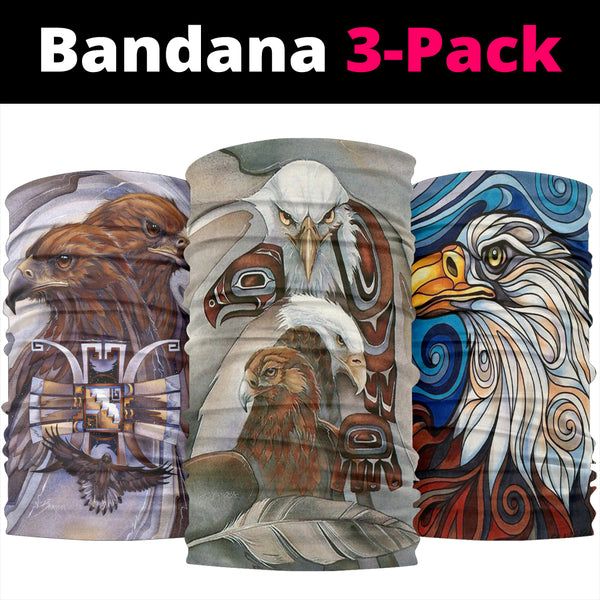 Eagle Dream Art Bandana 3-Pack NEW - Image 2