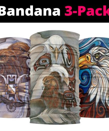 Eagle Dream Art Bandana 3-Pack NEW