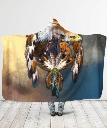 Eagle Hooded Blanket