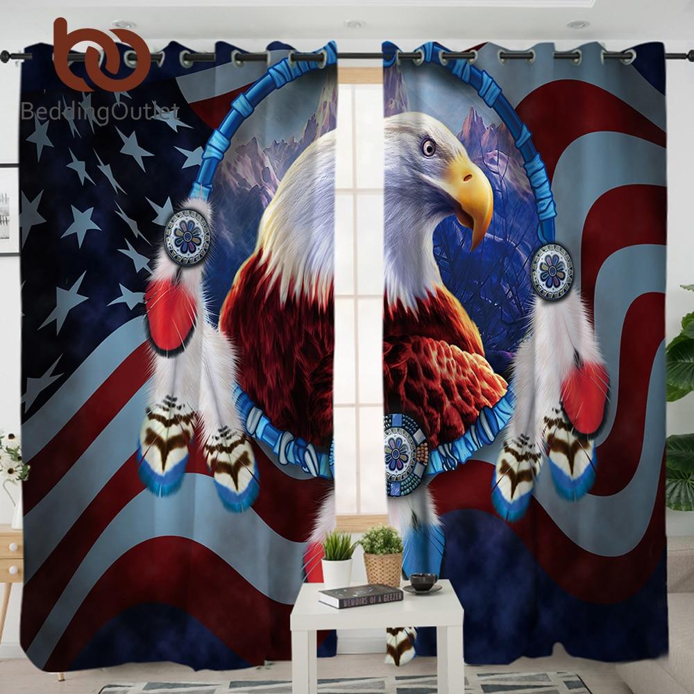 Eagle Native American Pride Living Room Curtain no link