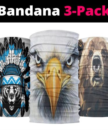 Eagle With Owl Bandana 3-Pack